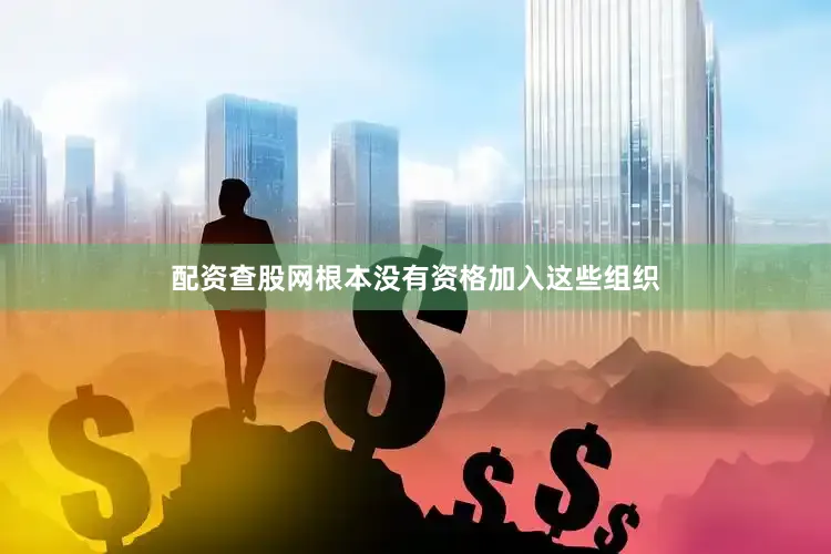 配资查股网根本没有资格加入这些组织